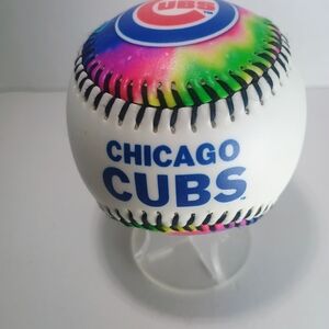 Chicago Cubs Tie-Dye Baseball